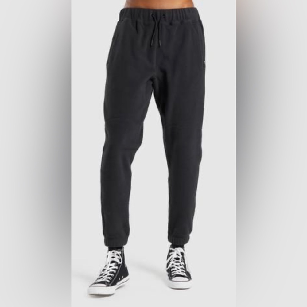 Gymshark Grade Heavyweight Fleece Joggers, Grey, size Small